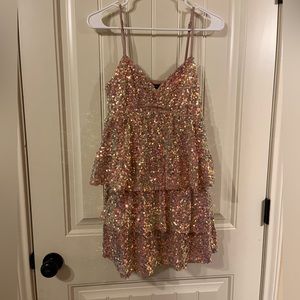 Glitter sequin dress